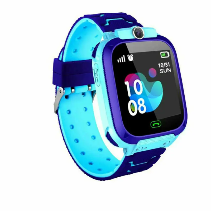 

Q12 Z6 Q12B Z6F S4 S1 Kids Smart Watch with Camera Anti-lost GPS Safe Tracker Children Monitor For IOS Android, Blue