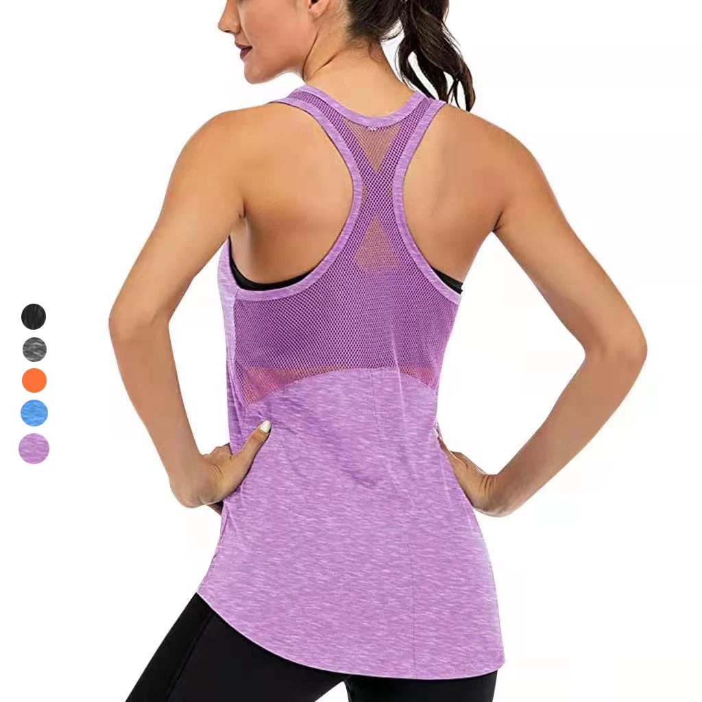 

Factory Outlet Women Jogging Vest Active Stretch Sport Wear Fitness Yoga Exrcise Tank Top, Customized color