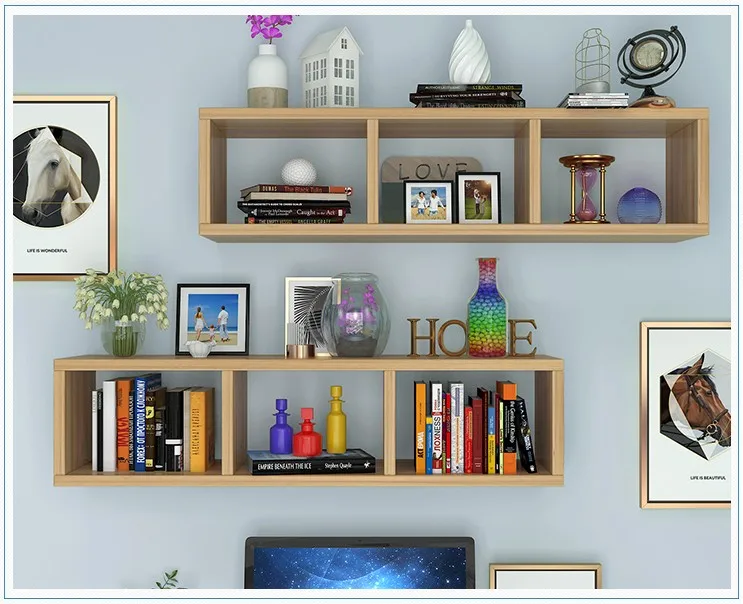 Floating Shelves Wall Mounted Wooden