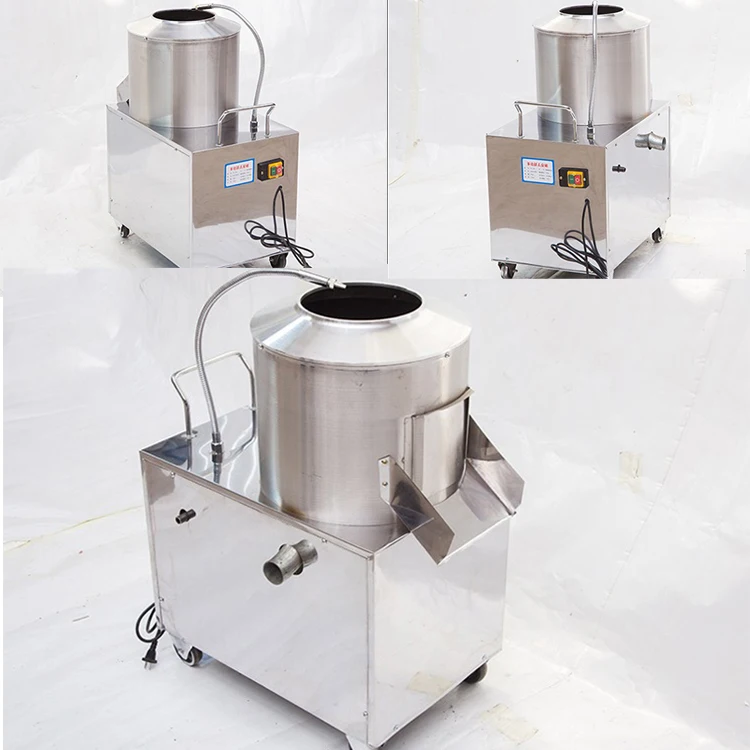 COMMERCIAL ELECTRIC POTATO Peeler 15-20KG Automatic Potato Peeling Washer  220V $629.99 - PicClick AU