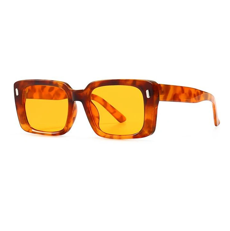 

UV400 Vintage Square Sun Glasses Fashion Retro Shades High Quality Custom Logo Acetate Sunglasses Men 2021, As pictures or customized color