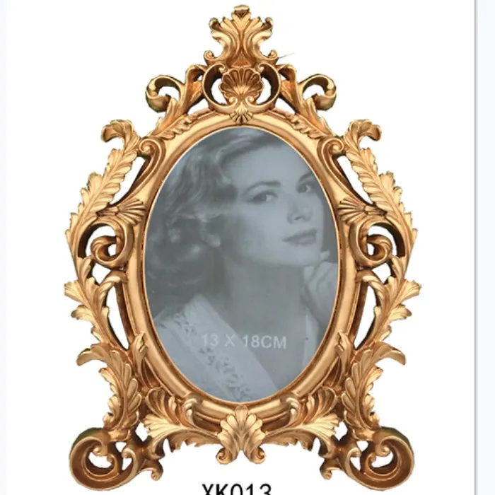 

Classic Home Decorative Gifts European Resin Photo Frame 4*6 Inch, Customized color