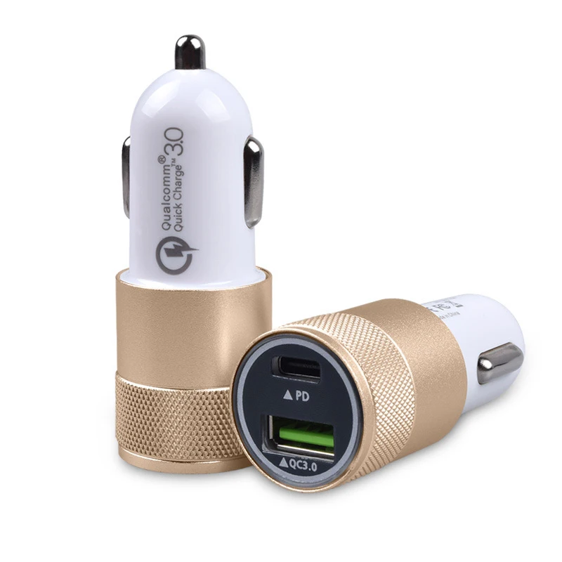 

Fast Charging QC 3.0 Type C Car Charger for iPhone 3A USB Car Charger