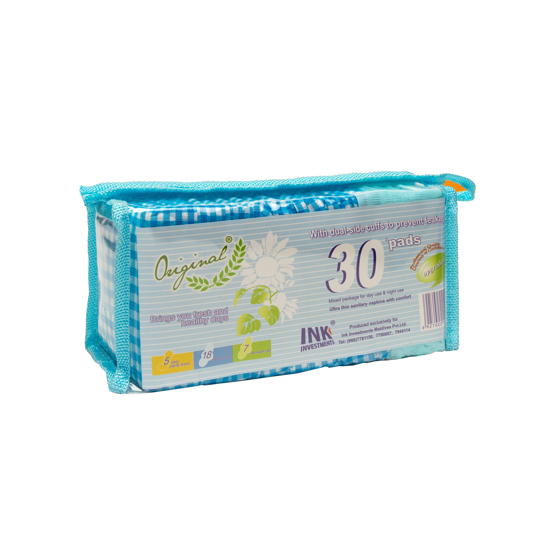Feminine hygiene product disposable sanitary menstrual pads