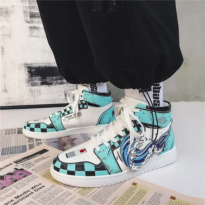 

Hot selling new fashion comfortable casual unisex sneakers beautiful anime shoes