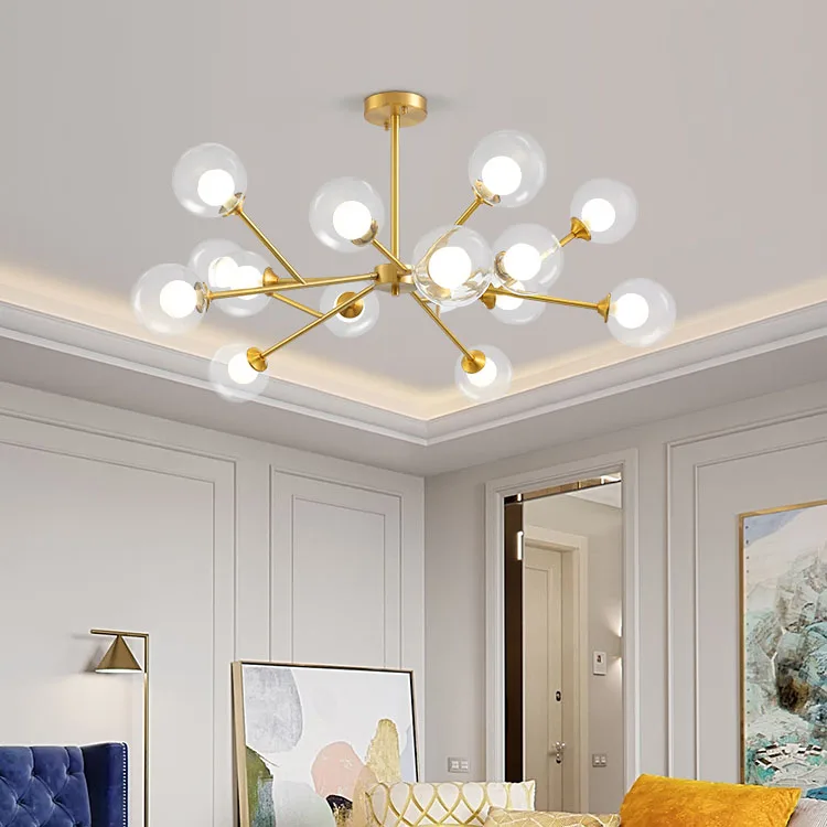 G9 Thread Light Globe Double Wall Stain Frosted Ball Inside