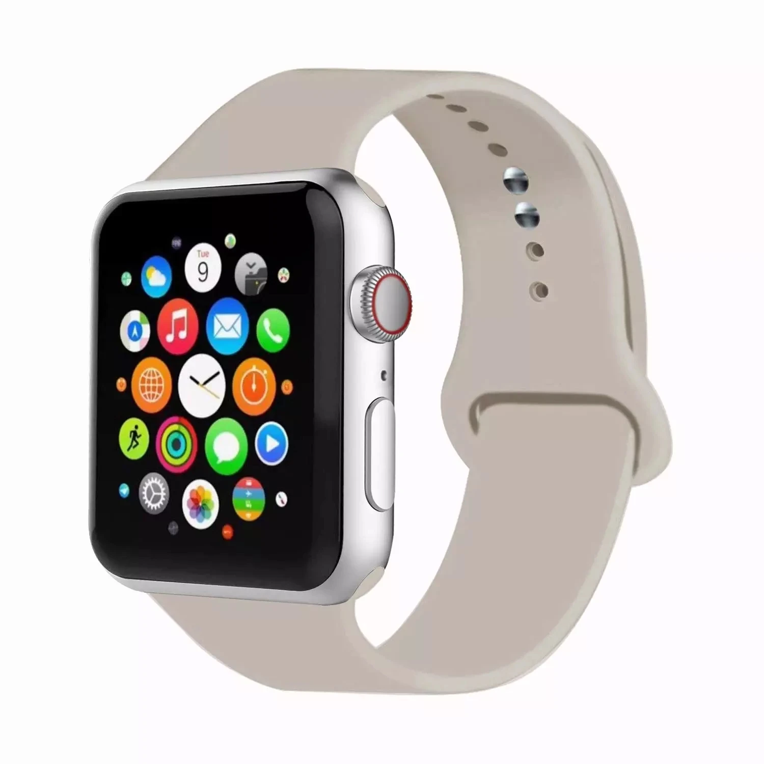 

2021 Silicon watch band Sport Smart Watch Band Accessories 38mm 42mm 40mm 42mm for apple watch