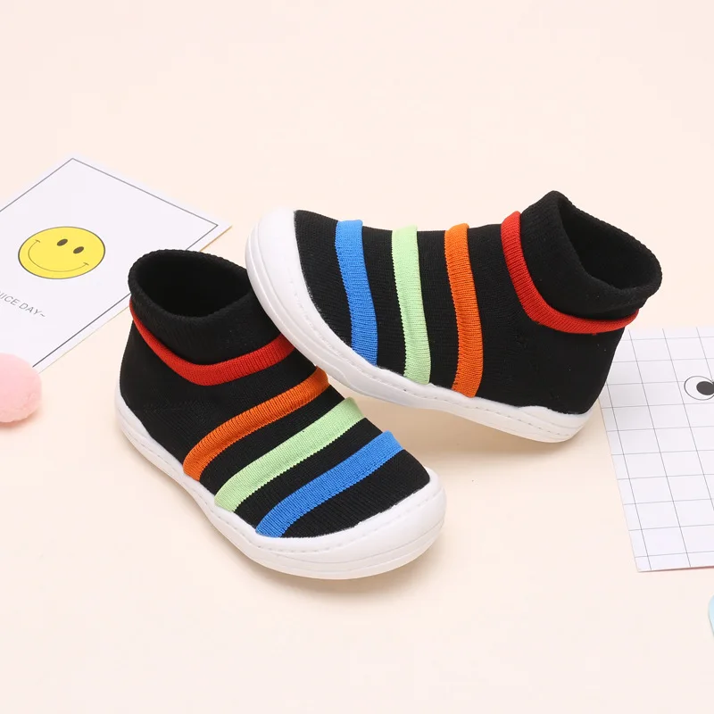 

Winter breathable first walk anti slip shoe socks baby casual shoes boys sock shoes