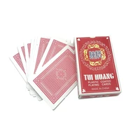 

Plastic material advertising playing cards with custom logo