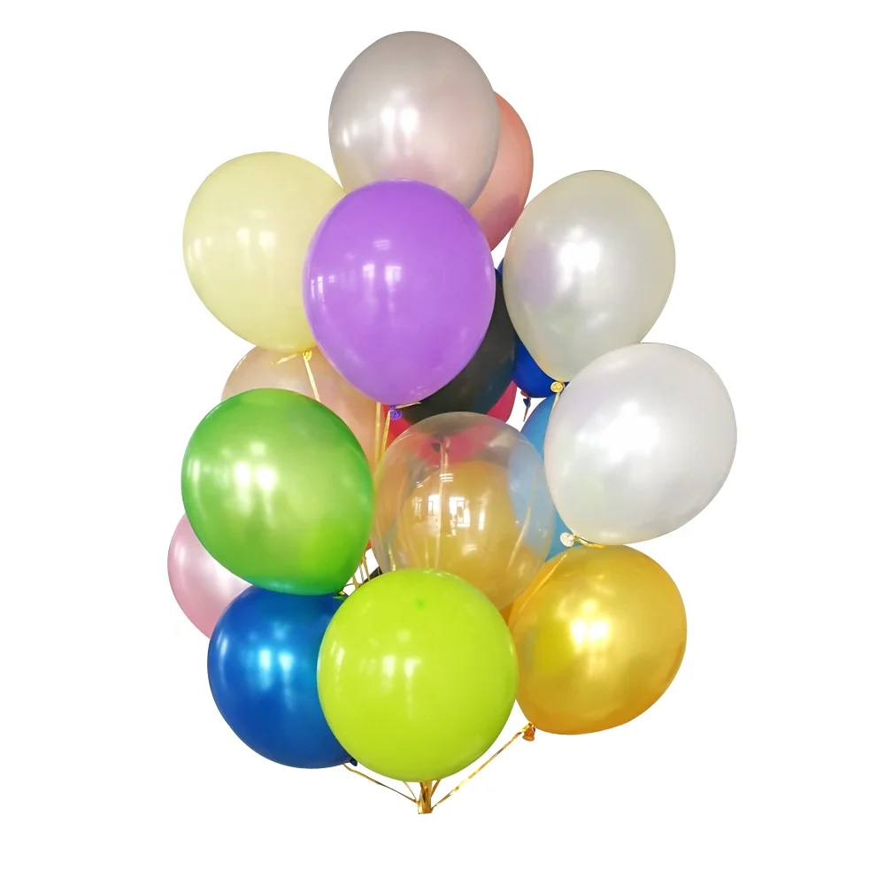 

100pcs 12 inch 2.8g Environmentally Eco Friendly Celebration Decoration Helium Rainbow Multi Color Latex Balloon Deco Ballon