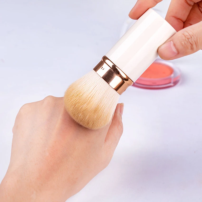 

professional custom pro kabuki makeup brushes, White