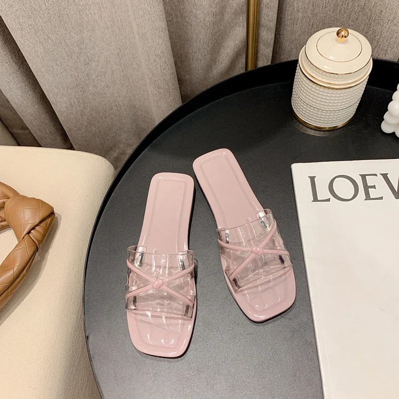 

New Design Ladies PU Upper Slippers Soft Women Sandals Outdoor Slippers