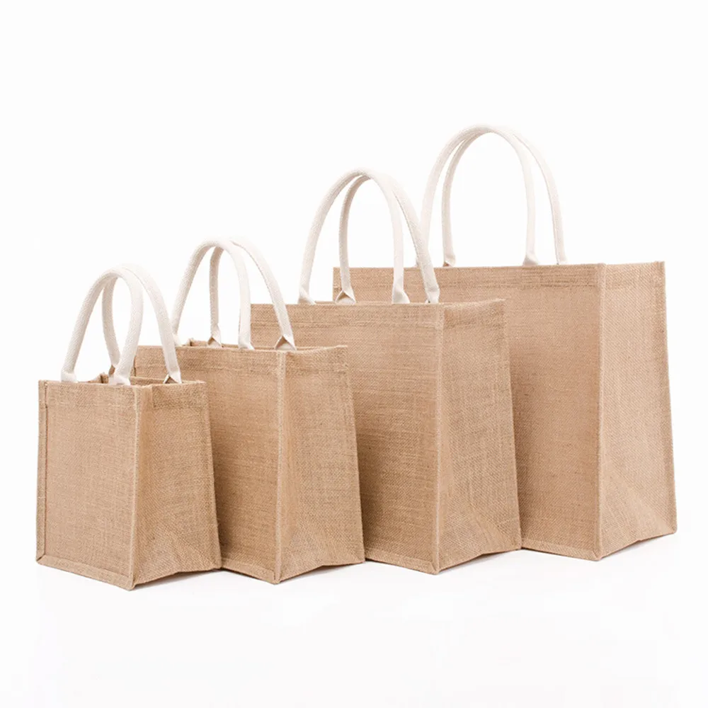 

Good Quality Jute Tote Bag Eco Friend Bag With Customized Shopping Bag