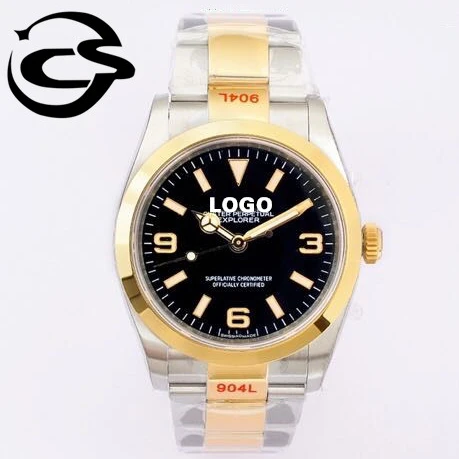 

New Luxury Diver Super Watch EW factory 36mm 904L steel 124273 ETA 3230 movement Rollexables two-color brand watches