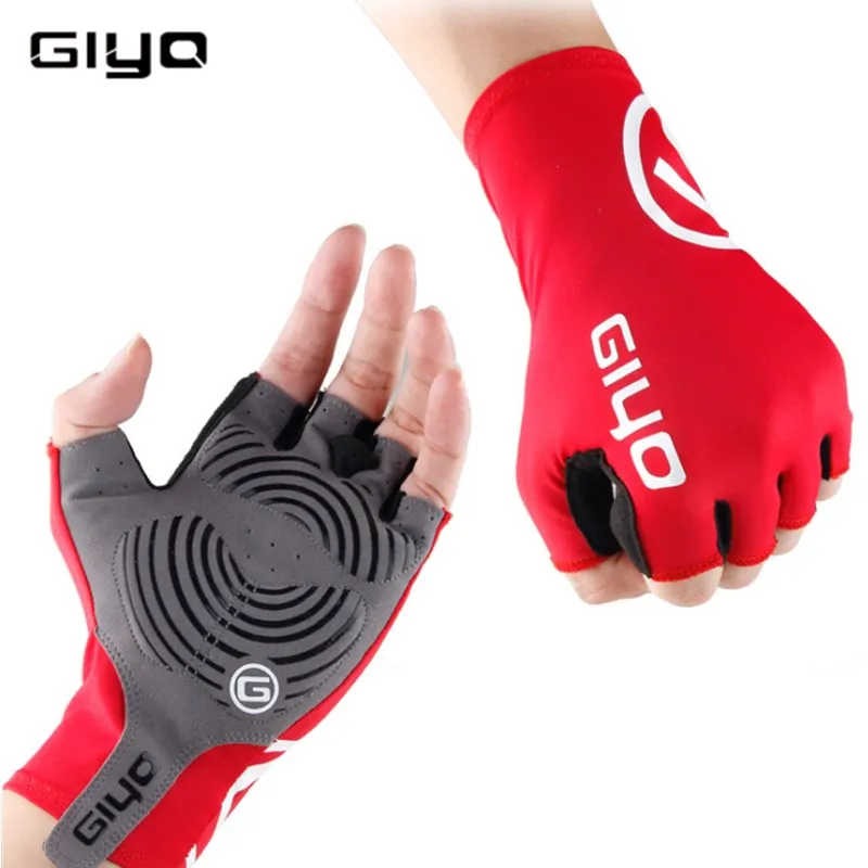 

Giyo Anti Slip Gel Wind Cycling Half Finger Gloves Breathable Outdoor Lycra Fabric Mittens MTB Gloves Racing Road Bike Glove