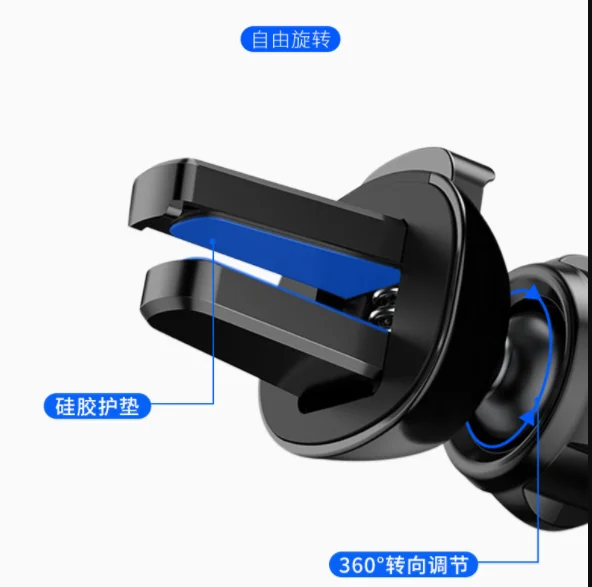 
Top sellers 2020 for amazon Gravity phone holder Universal Mini Air Vent Mobile Cell Stand Car Mount Phone Holder 