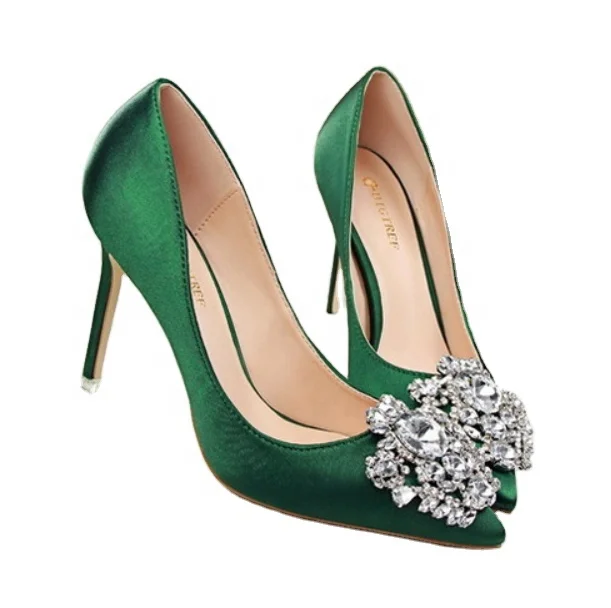 

New fashion wholesale China supplier pump party heel shoes stiletto shoes, Black
