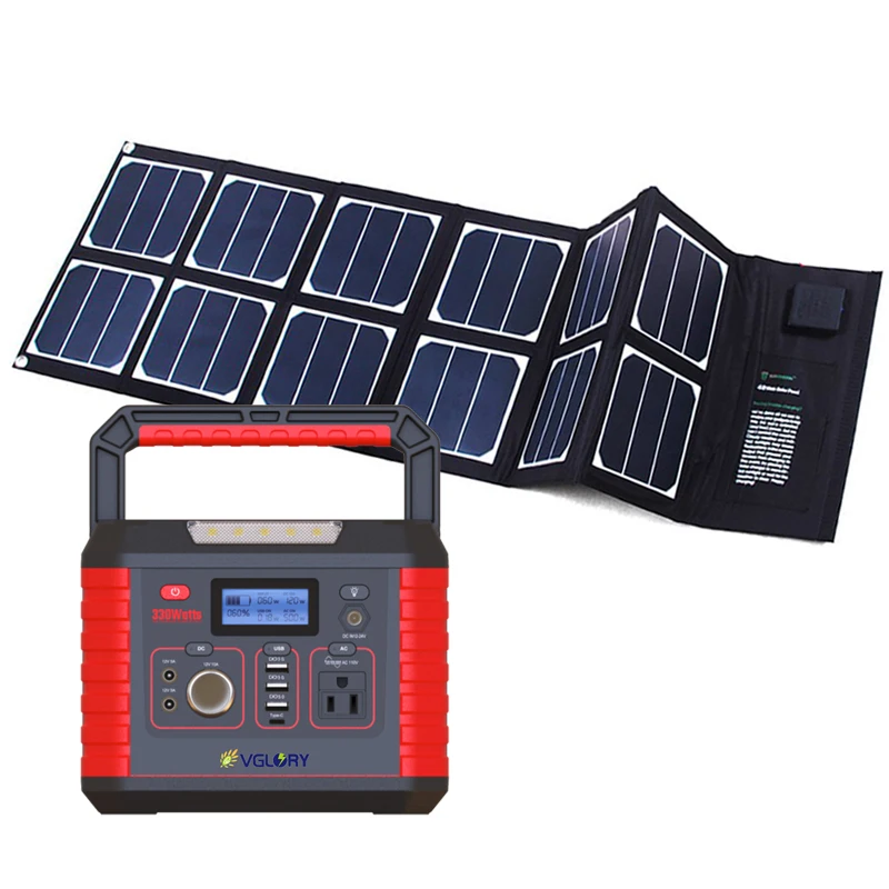 300w 500w 1000w Solar portable home lighting camping system