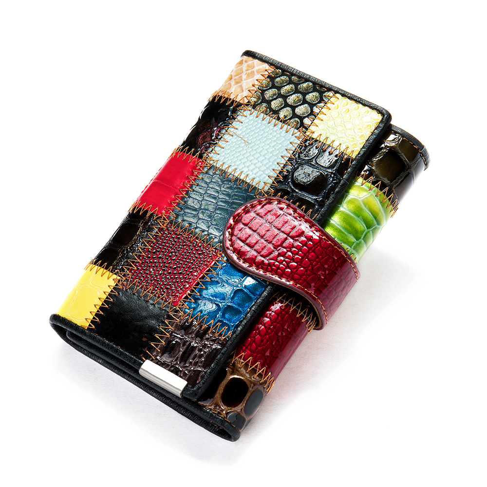 

Westal 4203 Long High Capacity wholesale ladies purse hand bag genuine leather women clutch coin wallets for women fashionable, Colorful