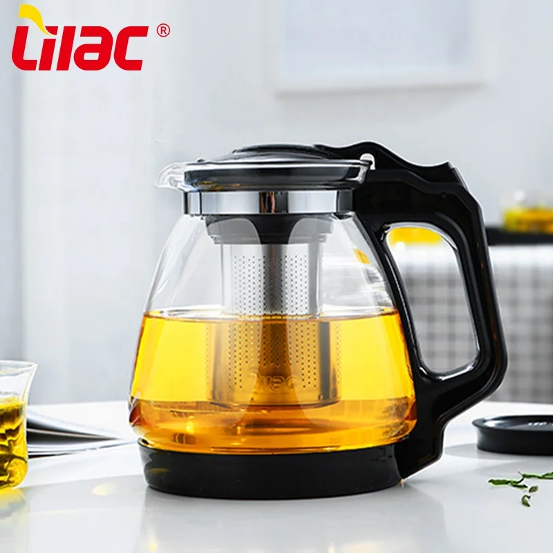 

Lilac BSCI SGS LFGB 1700ml 2200ml glass teapot juego de te chino set de juego de te