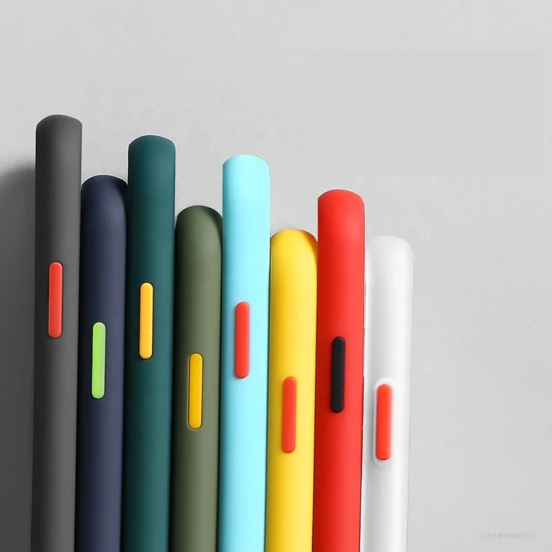 

Mobile Phone Shock Proof Cover Matte Shockproof Case For For Iphone 11 Pro Max, 7 colors