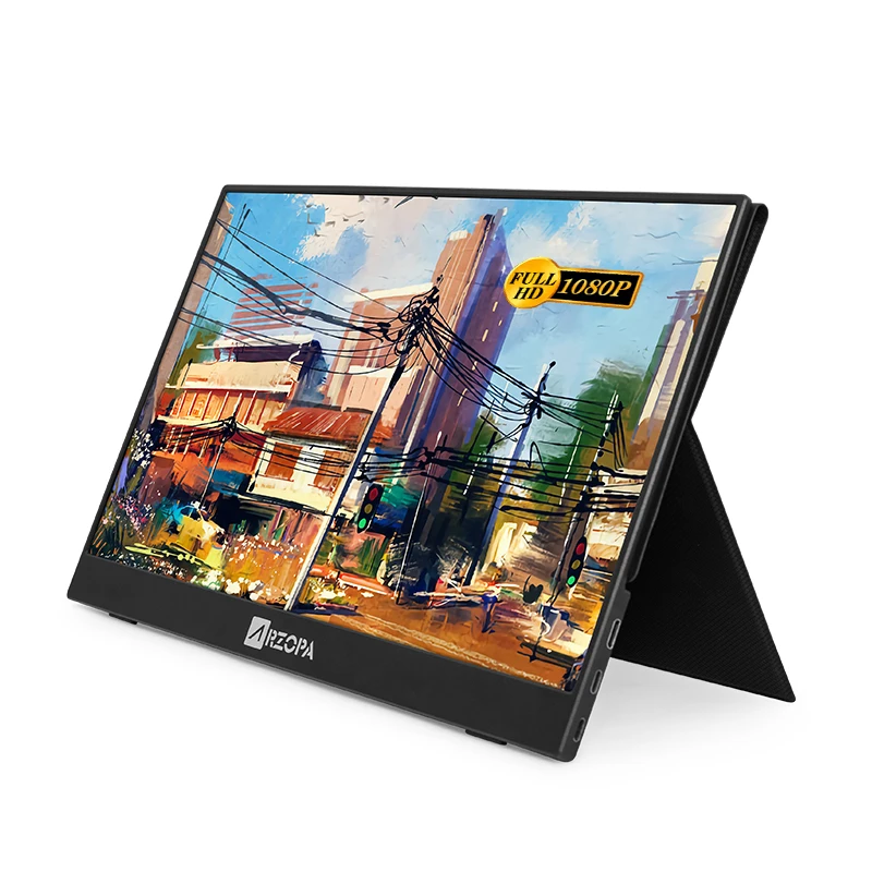 Arzopa Inch Portable Monitor Led Lcd Laptops Extended Display