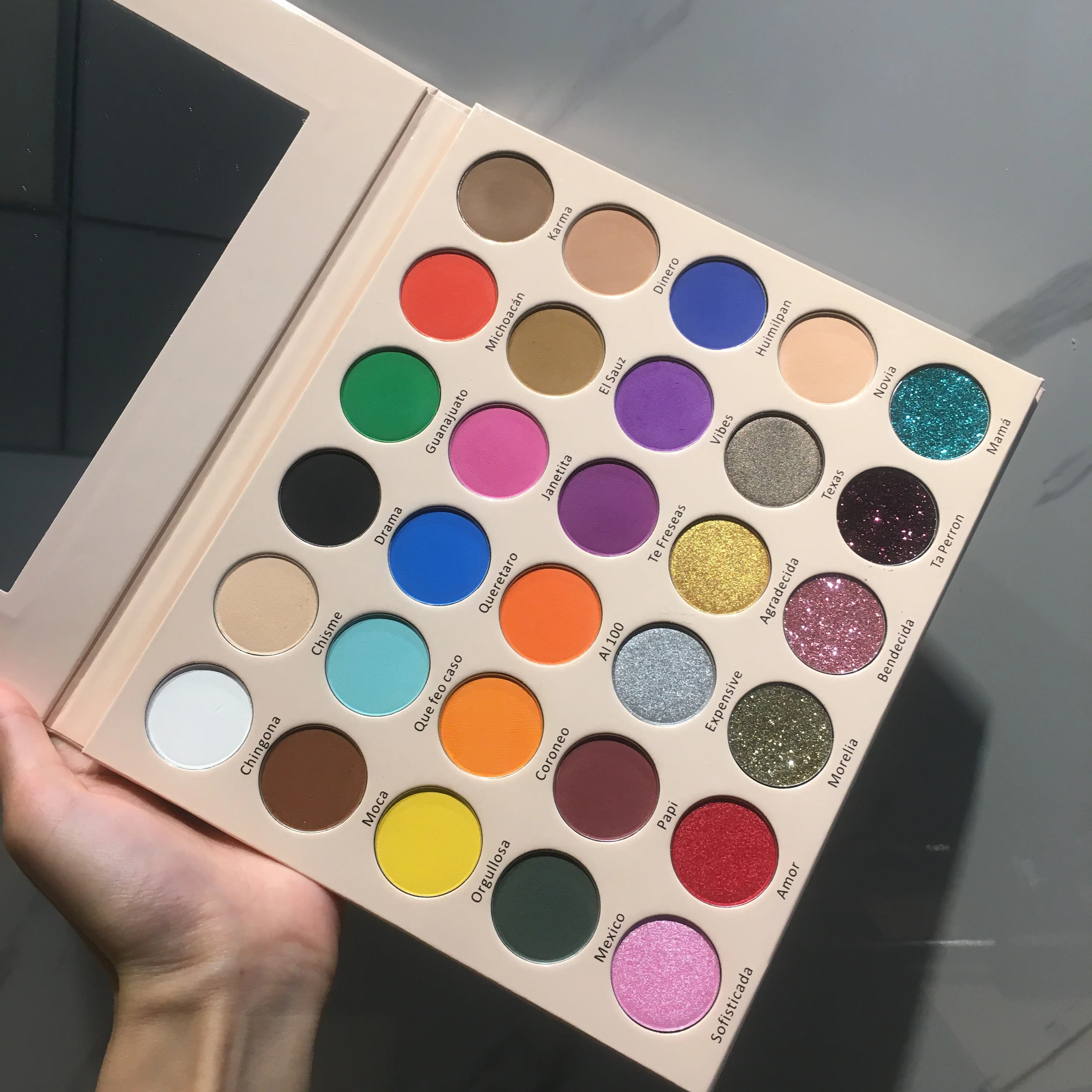 

Dropshipping service Hight pigment 10 colors shimmer eyeshadow Matte pearl cosmetic private label eye shadow palette makeup