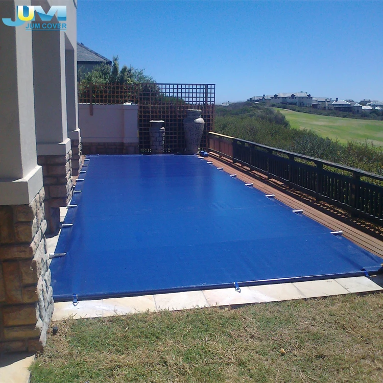 

610gsm PVC fabric heavy duty high quality swimming pool cover, Blue
