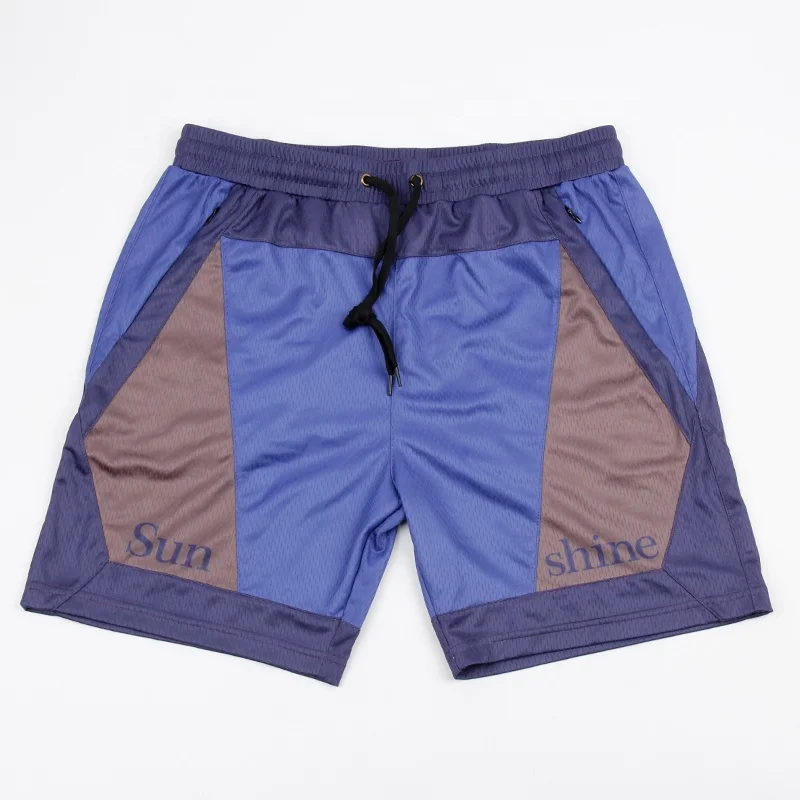 

Hot Sale Sublimation Stitching Color Mesh 100% Polyester Men'S Sports Fitness Shorts Wholesale Price, Customized colors