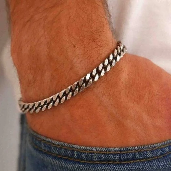 

Surgicial Stainless steel 316L Custom size Jewelry Men Macrame cuban chain bracelet Jewelry supplier