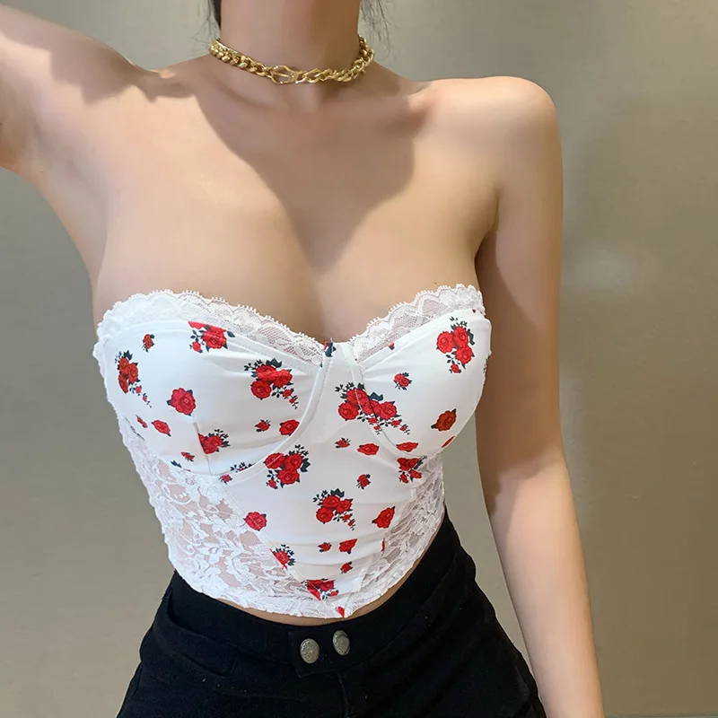 

High quality plastic ladies flower top fashion faja custom corsets bustiers waist corset, Picture color