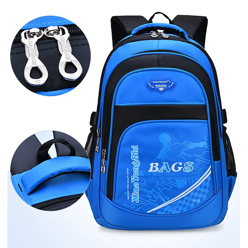 

SB097 High quality 2021 Large Capacity Zipper Lightweight Waterproof Primary Backpack School Bags For Girls, 6 colors