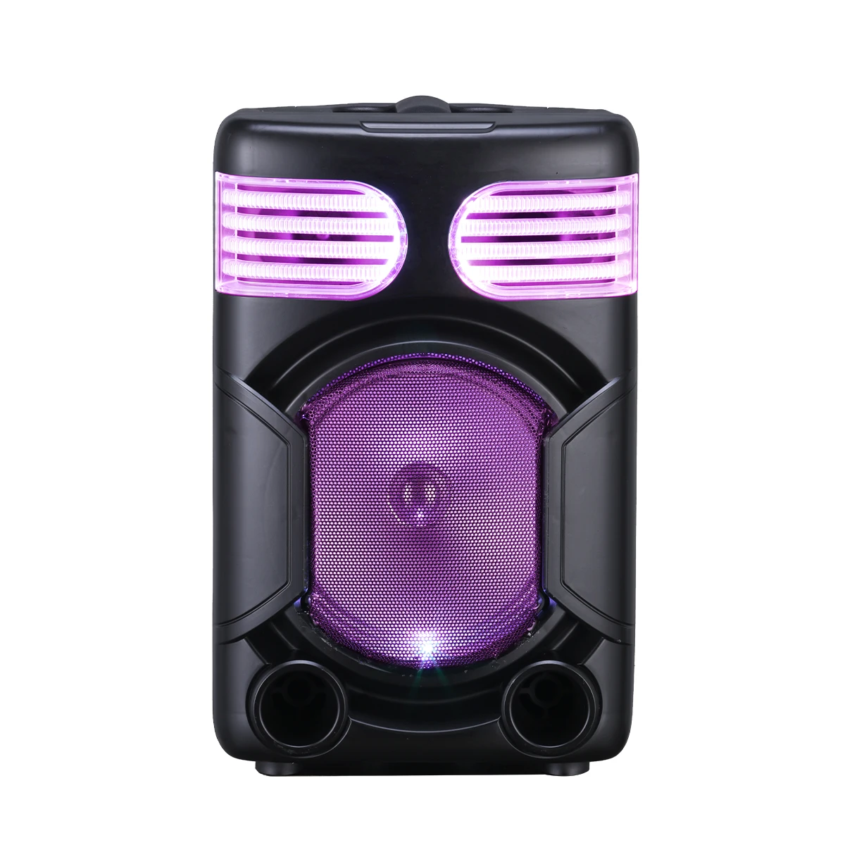 

GEDI-893 New arrival 8 inch trolley speaker Custom Logo plastic stereo Boombox