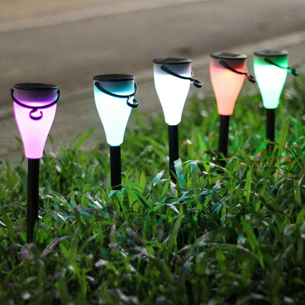 Waterproof Solar Lights Bright Pathway Outdoor Garden Sun Powered