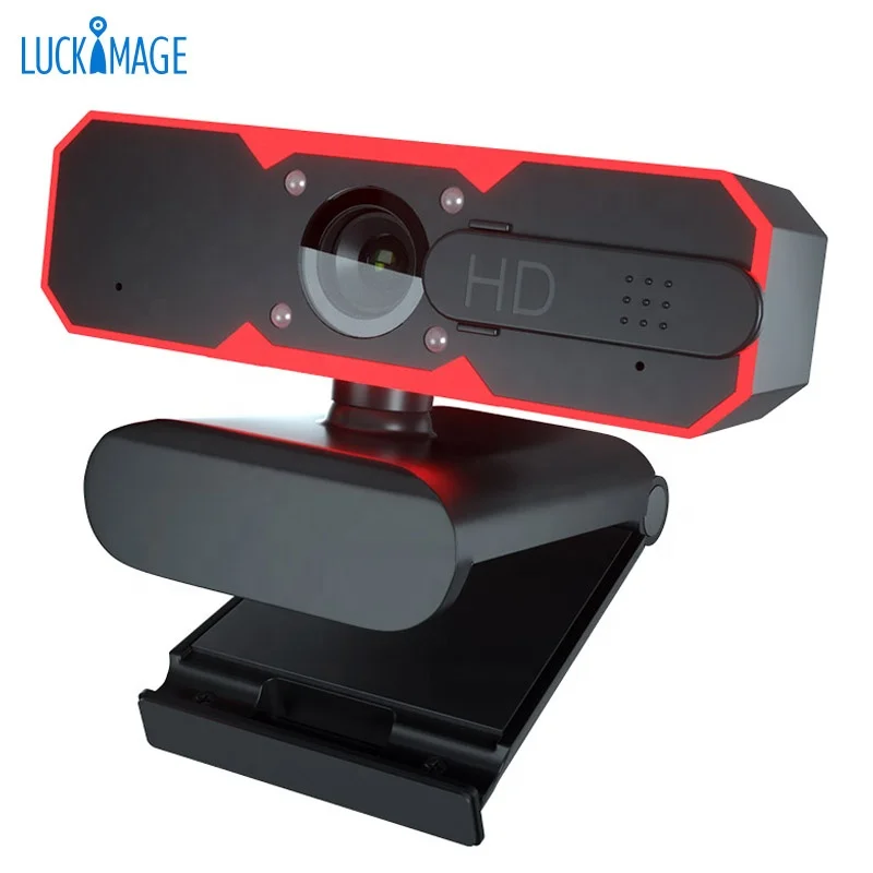 

Luckimage 7 color RGB light pc camera 1080p webcam autofocus web cam gaming webcam fullhd 1080 usb webcamera hd