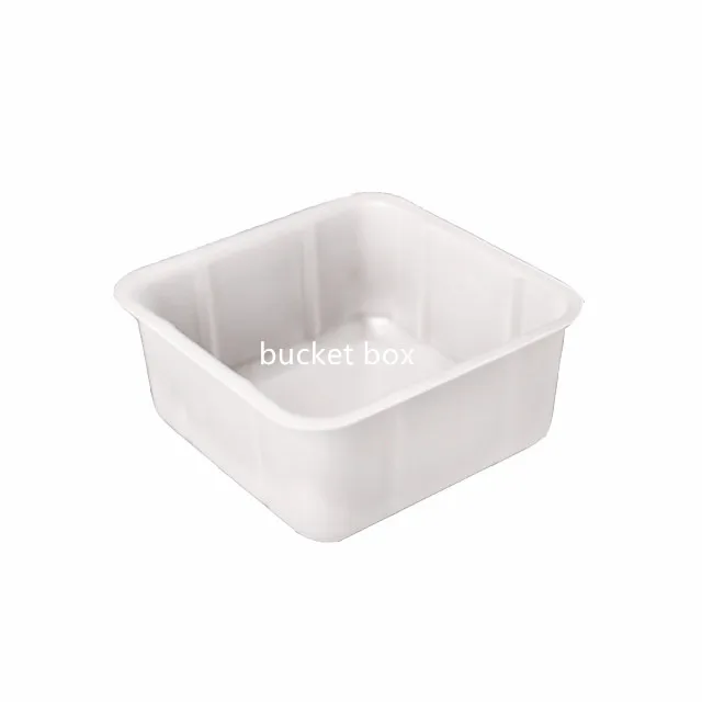 
yuhai custom PP eco-friendly plastic white bucket wholesale for container 
