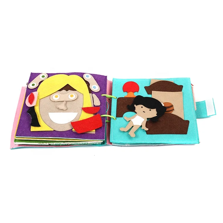 
Wholesale educational soft felt fabric toys korean baby book  (62249875321)