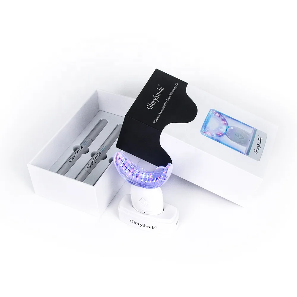 

6% HP Teeth Whitening effect Gel Wireless Rechargeable LED light Teeth Whitener Kit