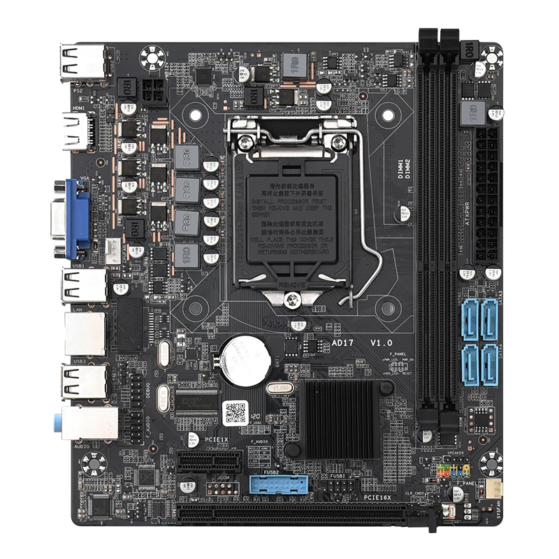 

factory hot sales motherboard LGA 1156 h55 ddr3 usb2.0 for pc motherboard