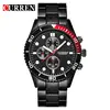 CURREN 8028 top 10 brands black men quartz watch best steel Strap water resistant dials decoration low moq business watch set