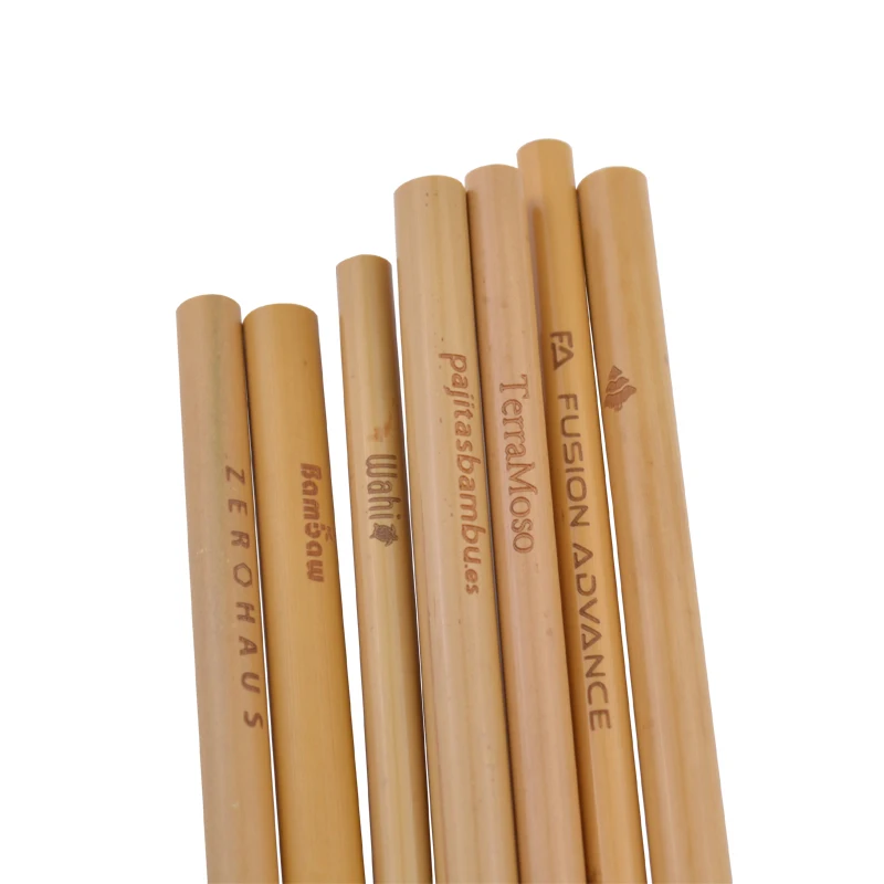 

Bamboo Straws with brush, As picture