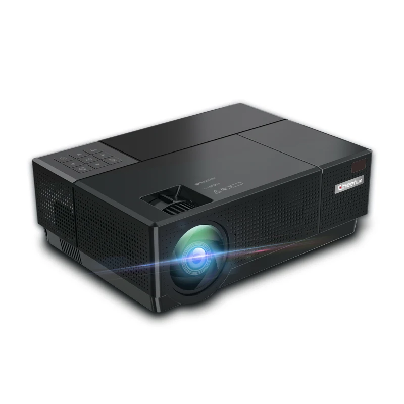 

CHEERLUX CL770 Full HD Projector native 1920x1080 4000 lumens video projector 1080p, Black / white