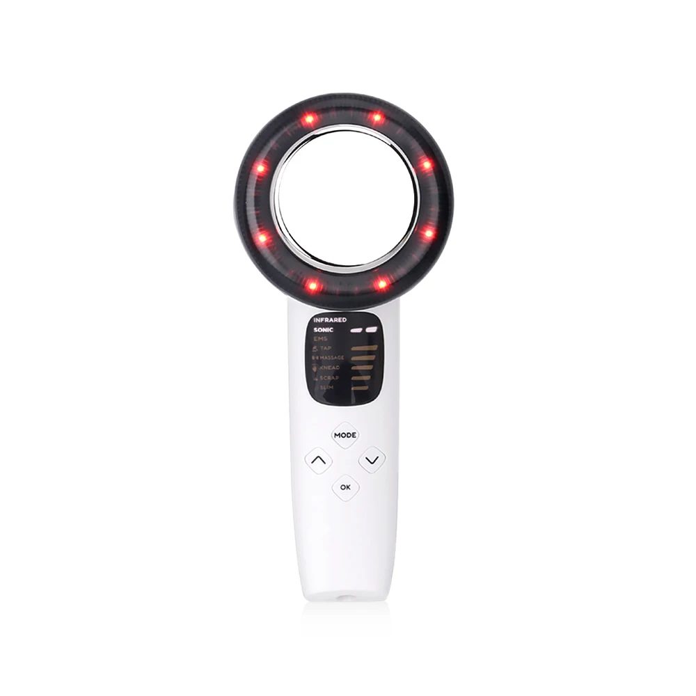 

Wholesale portable beauty machine ultrasound caviation slimming device, White
