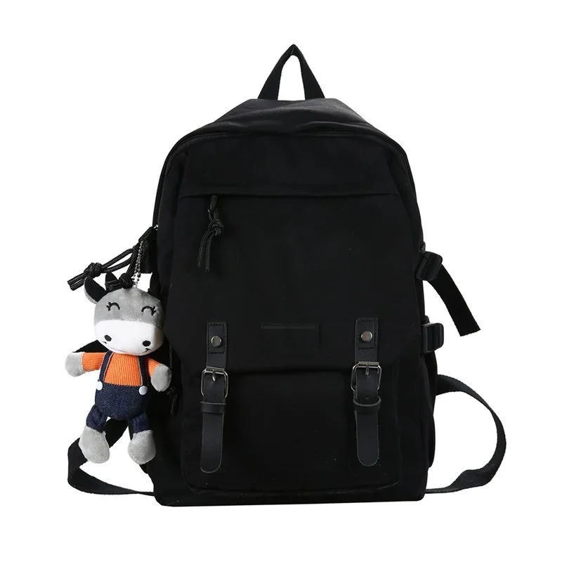 

Teen backpack simple and casual large-capacity backpack High School and college students backpack 2021, Many colors