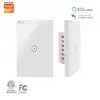 Xenon WiFi Remote control switch home touch switch WIFI smart home system 3 button touch screen wall electric switch
