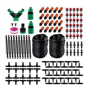 Image of 35M/15M/5M DIY Micro Water Auto Irrigation System Garden Greenhouse Plant Watering 4/7mm Hose Set