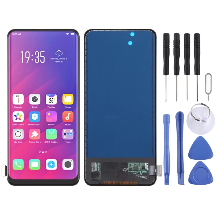 

TFT Material LCD Screen and Digitizer Full Assembly for OPPO Find X