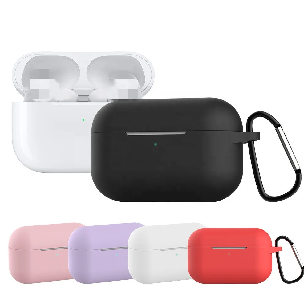 

Christmas new luxury Promotional gifts logo custom mobile TWS soft silicone protective holder Case for airpods pro, Multi. (black , red, white , blue etc .)