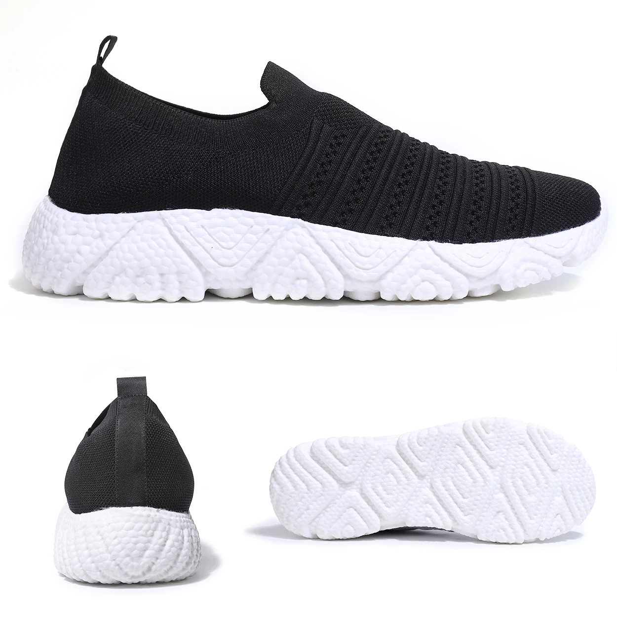 

High-quality men shoes arch support slip-on anti-slippery light wight women sneaker shoes outdoor sport casual sock shoes