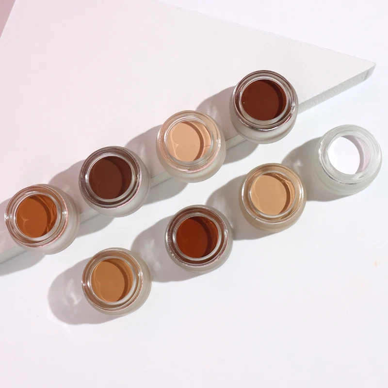 

high quality dark skin makeup primer cream full coverage private label concealer palette